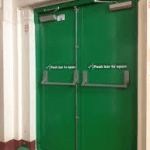Green fire doors