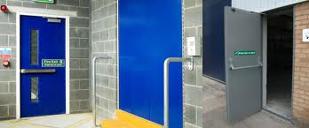 Examples of fire doors fitted