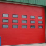 Large red Industrial Doors