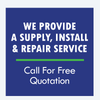 We provide and a supply, install and repair serviceservice