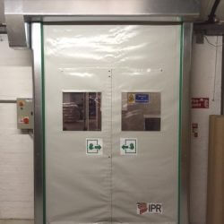 High speed UPVC door installation