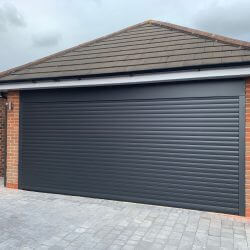 Insulated roller garage door fitted in Bradley Stoke