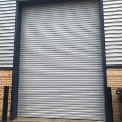 Industrial roller shutter installed in Swindon