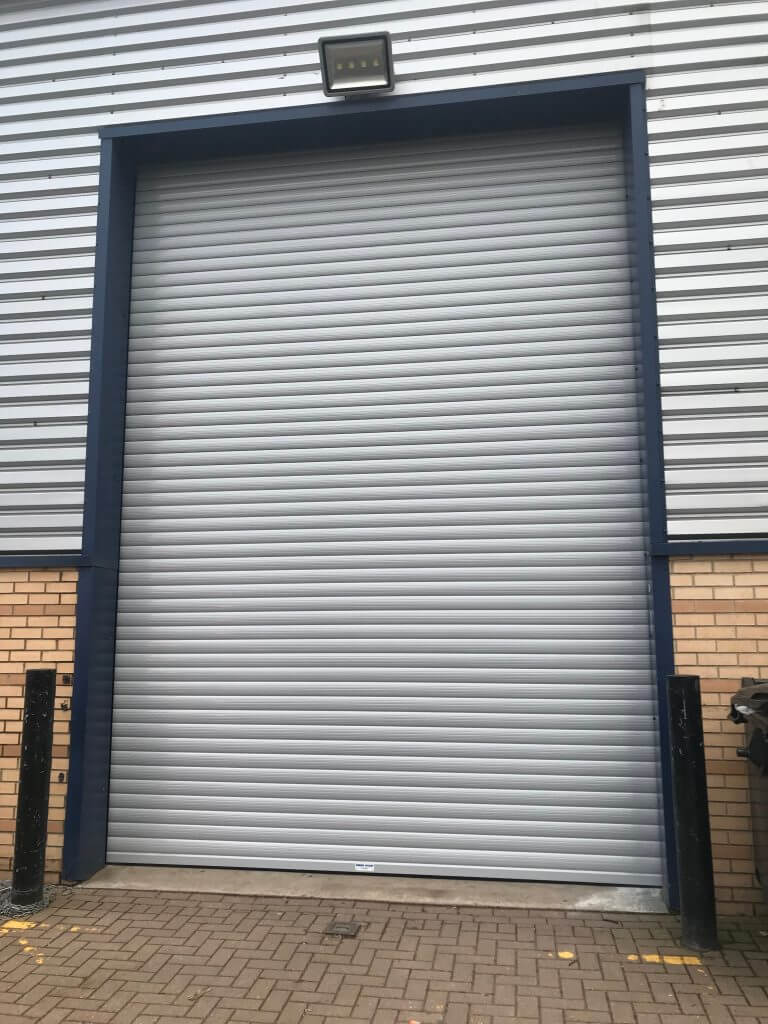 Industrial roller shutter installed in Swindon