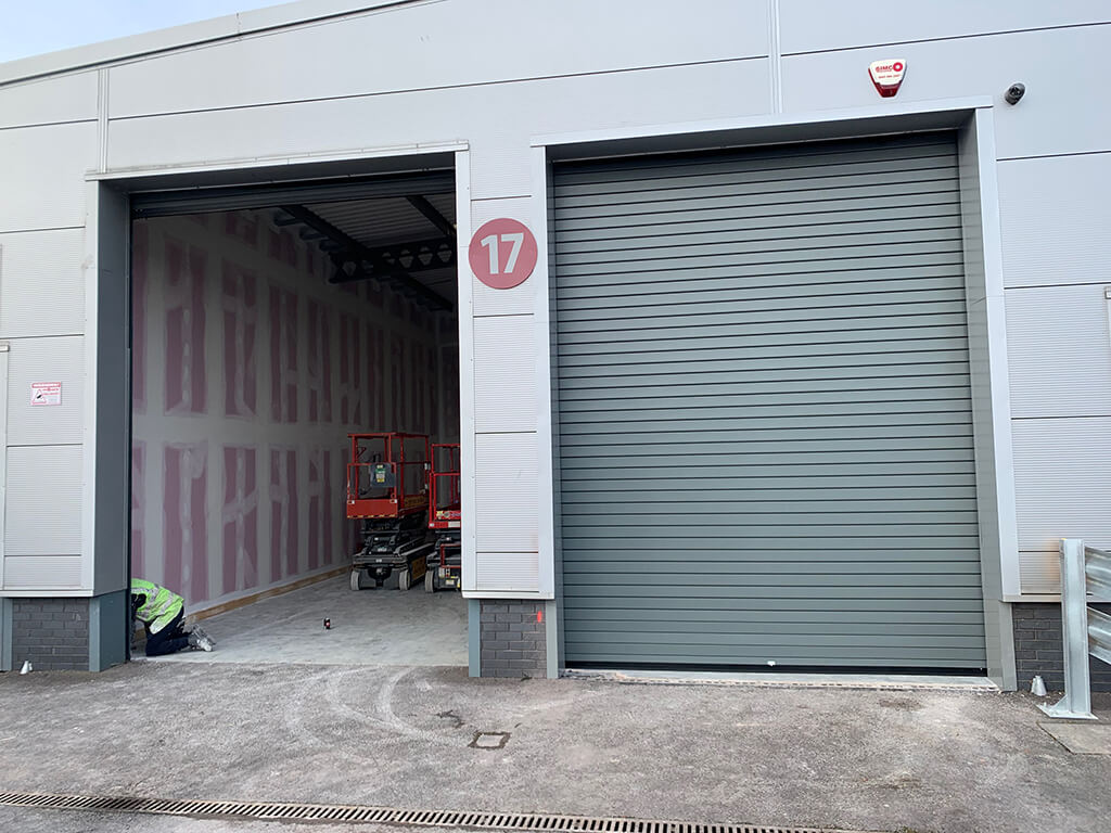 Industrial Roller Shutter fitted near Bristol Airport