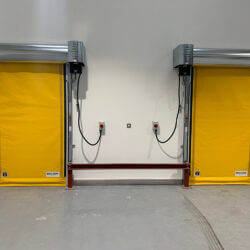 High speed factory doors fitted in Bristol