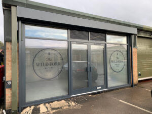 Shopfront shutters fitted in Bath