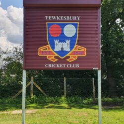 Security Roller Shutter for Tewksbury cricket club