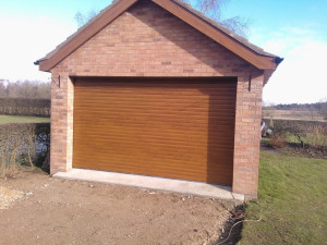 Golden oak doors