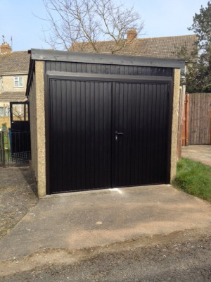 Black garage