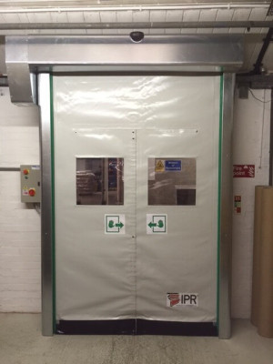 High speed UPVC door installation